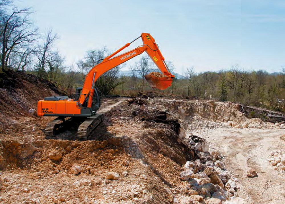 Экскаватор Hitachi ZX210LCN-G